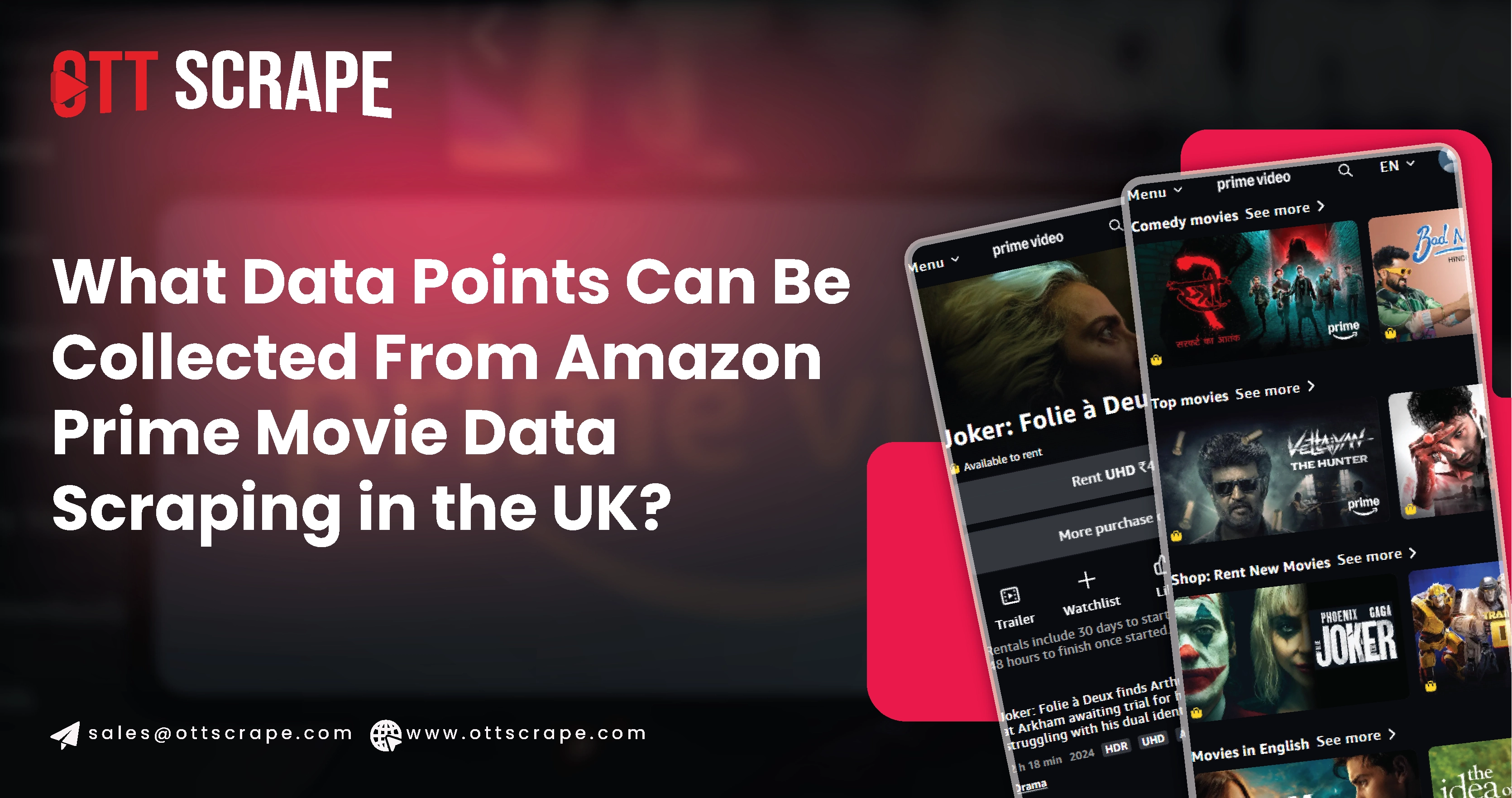 What Data Points Can Be Collected From Amazon Prime Movie Data Scraping in the UK